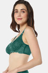 Amante Double Layered Wired Full Coverage Super Support Bra - Botanical Garden — thumbnail 2